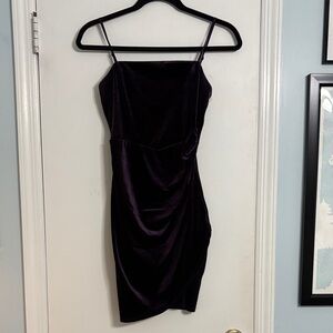 Emerald Sundae Deep Purple Mini Dress